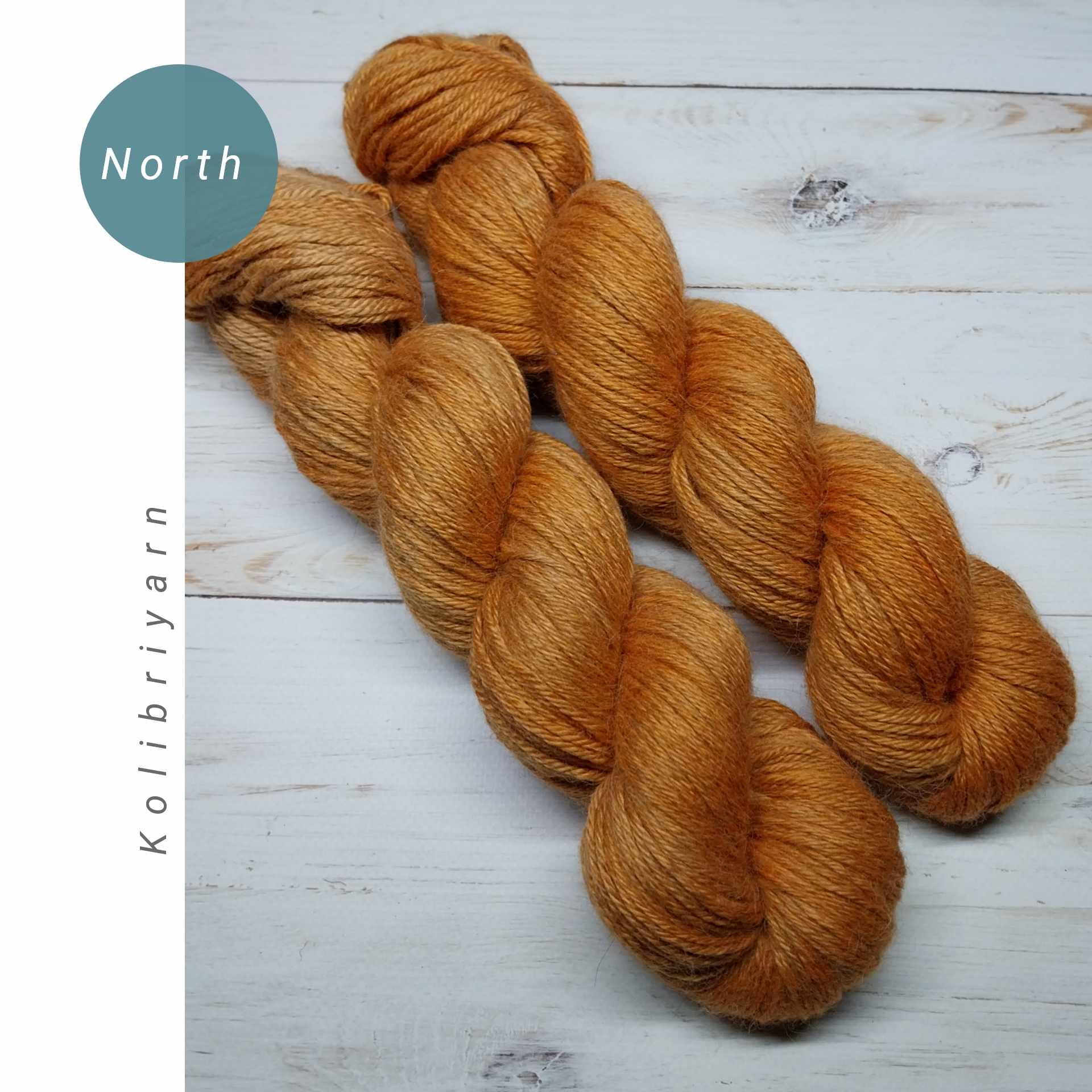 North hand-dyed yarn