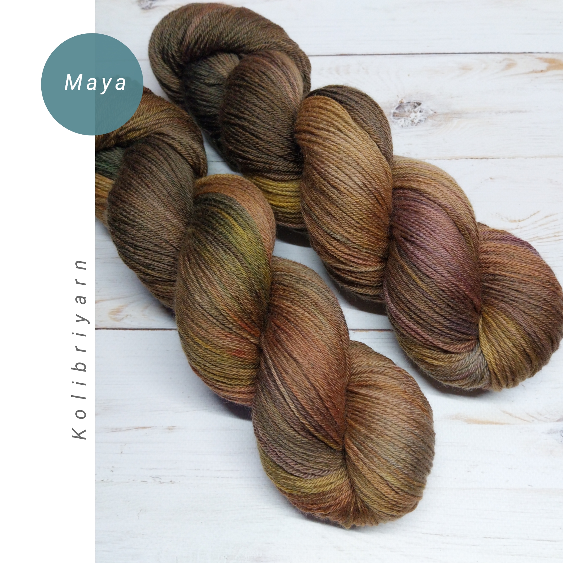 Maya hand-dyed yarn